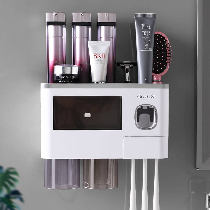 Distributeur Mural Automatique de Dentifrice – L’Essentiel pour une Salle de Bain Propre et Moderne