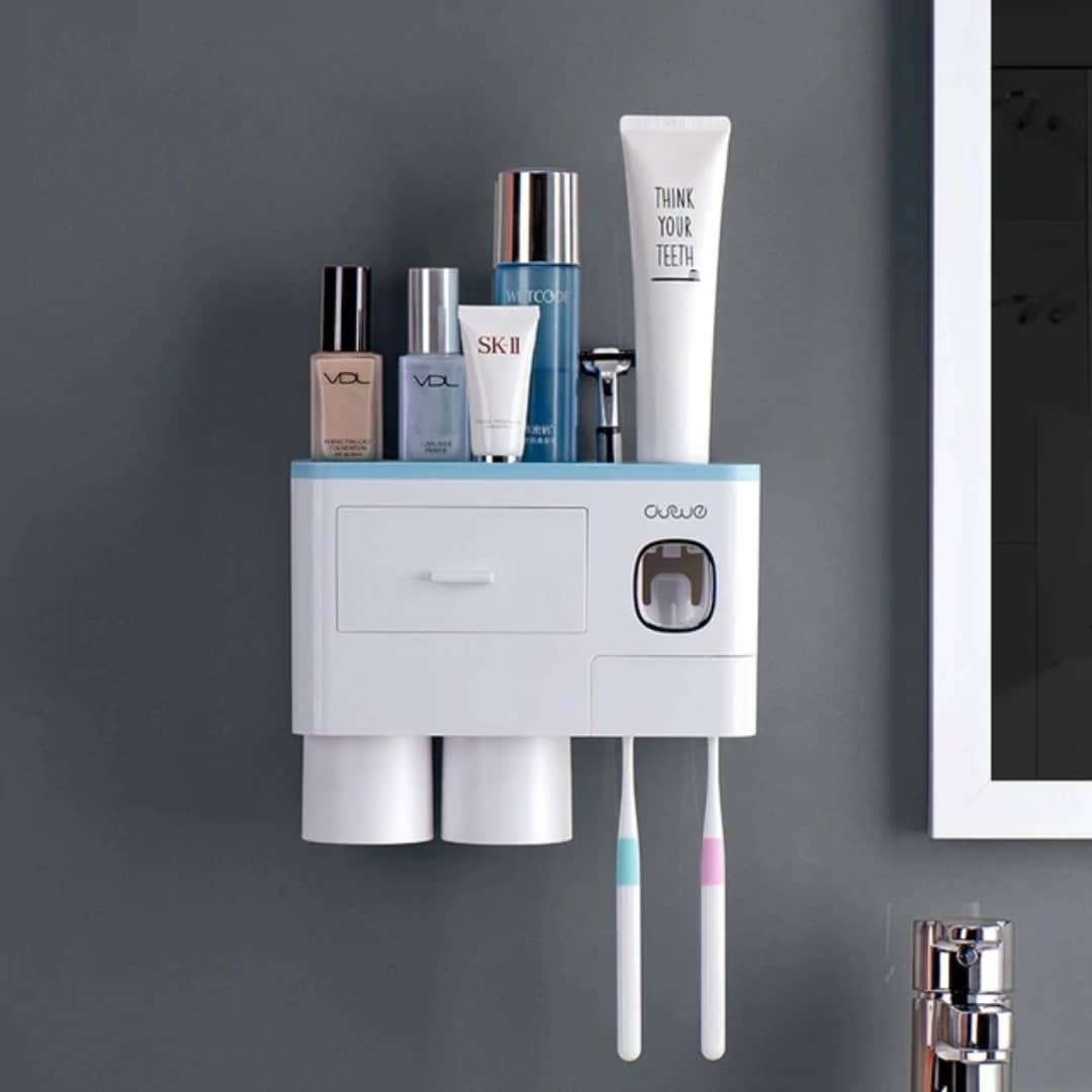 Distributeur Mural Automatique de Dentifrice – L’Essentiel pour une Salle de Bain Propre et Moderne